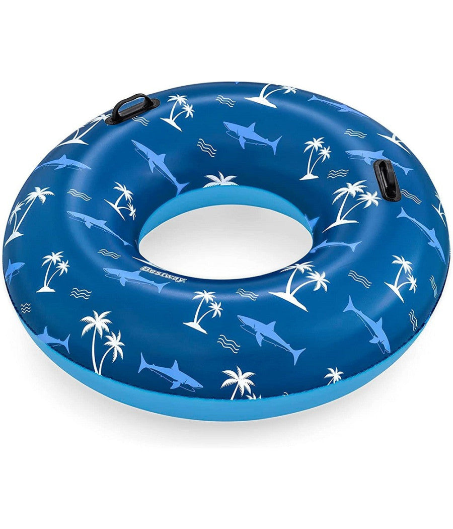 Trade Shop - Ciambella Gonfiabile Fashion Nautical Salvagente 119cm Con Maniglie Estate 36353 -