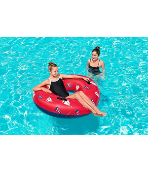 Trade Shop - Ciambella Gonfiabile Fashion Nautical Salvagente 119cm Con Maniglie Estate 36353 -