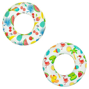 Trade Shop - Ciambella Salvagente Gonfiabile A Fantasia 61 Cm Per Bambini Modelli Ass. 36014 -