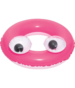 Ciambella Salvagente Gonfiabile Bambini 3-6anni Occhi Mobili 61cm 3 Colori 36114         