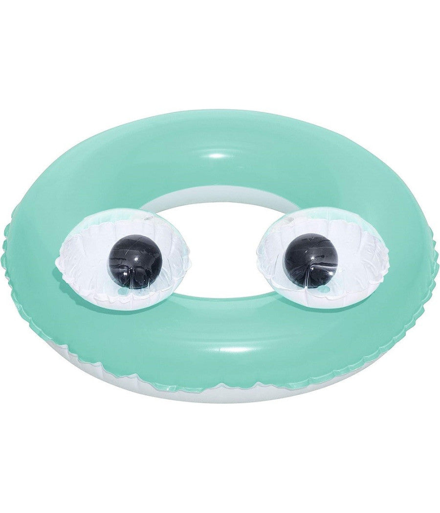 Ciambella Salvagente Gonfiabile Bambini 3-6anni Occhi Mobili 61cm 3 Colori 36114         