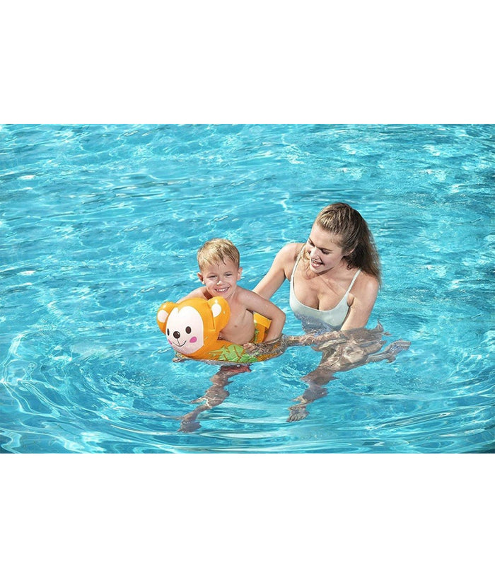 Ciambella Salvagente Gonfiabile Bambini Con Testa Animali Safari Assortiti 36112         