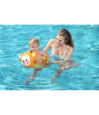 Ciambella Salvagente Gonfiabile Bambini Con Testa Animali Safari Assortiti 36112         