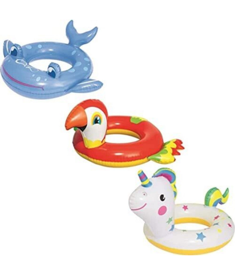 Ciambella Salvagente Gonfiabile Bambini Forma Di Animali Per Mare Piscina 36128         