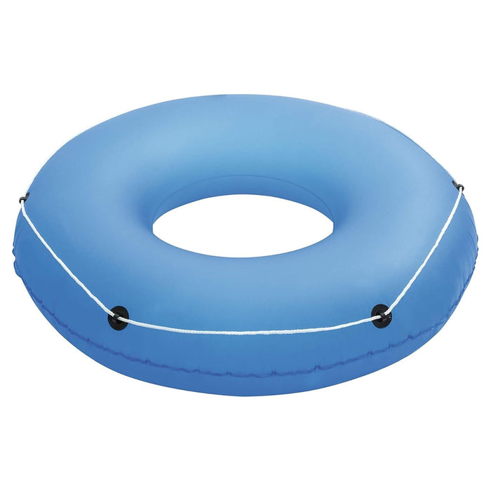 Trade Shop - Ciambella Salvagente Gonfiabile Galleggiante Con Corda Summer Blast Da 119 Cm 36120 -