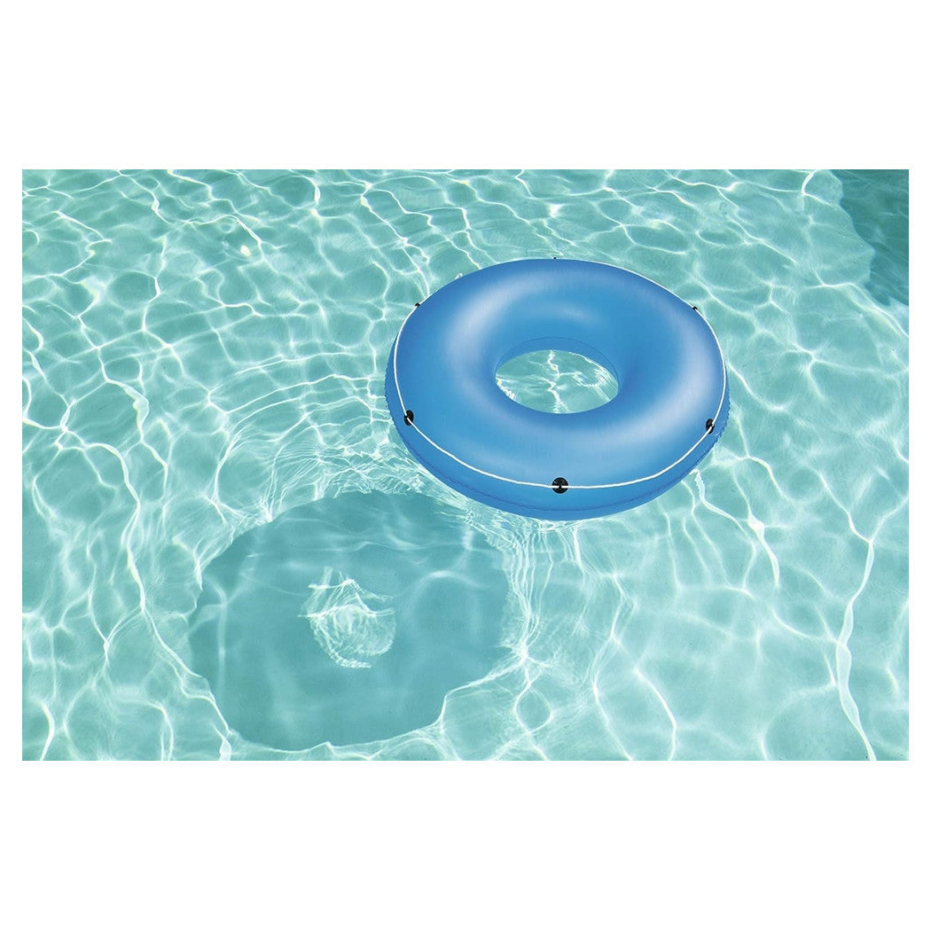 Trade Shop - Ciambella Salvagente Gonfiabile Galleggiante Con Corda Summer Blast Da 119 Cm 36120 -