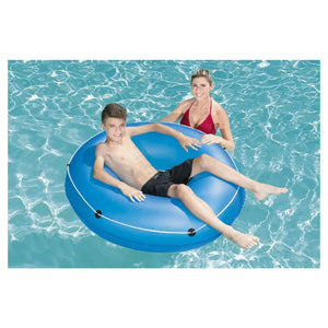 Trade Shop - Ciambella Salvagente Gonfiabile Galleggiante Con Corda Summer Blast Da 119 Cm 36120 -