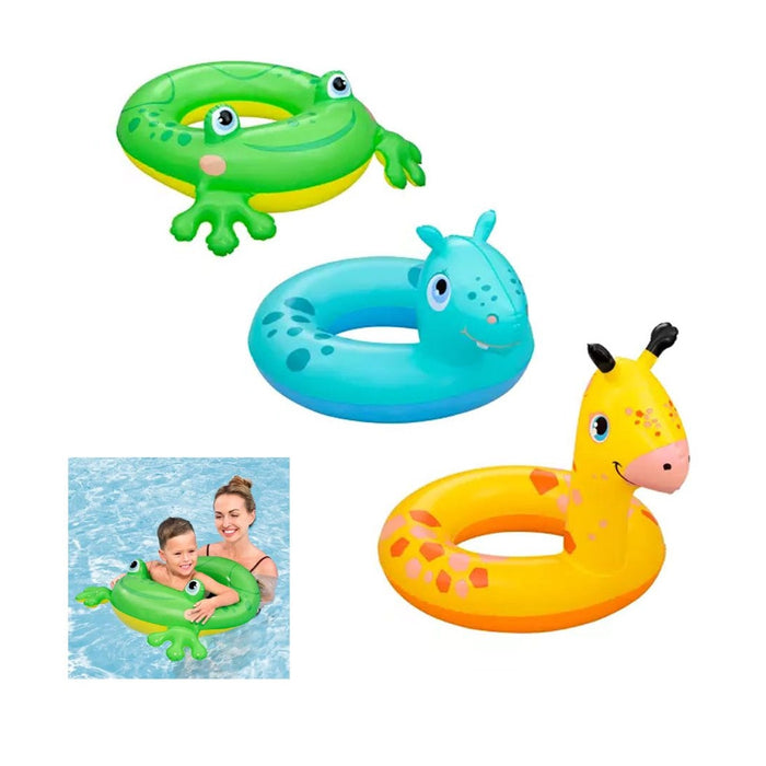 Trade Shop - Ciambella Salvagente Lil' Pal Gonfiabile Per Bambini +3-6 Anni Animali Assortiti 36464 -
