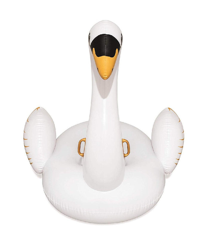 Cigno Fashion Luxury Cavalcabile Gigante 169 X 169 Cm Bianco E Oro Isola         