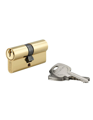 Cilindro europeo a doppia entrata STD 30x35mm, antisfilamento, 3 chiavi, ottone - THIRARD