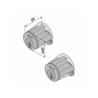 Cilindro App.Tondo Coppia 605.00.00 Welka