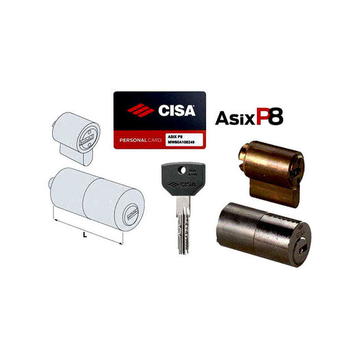 Cilindro App.Tondo Doppio 55 0Q150-00-0 Cisa