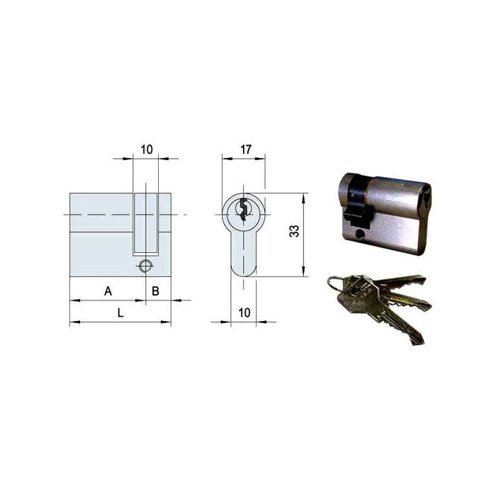 Cilindro Inf. 42,5-10,0-32,5 N0G304-09-0 Cisa