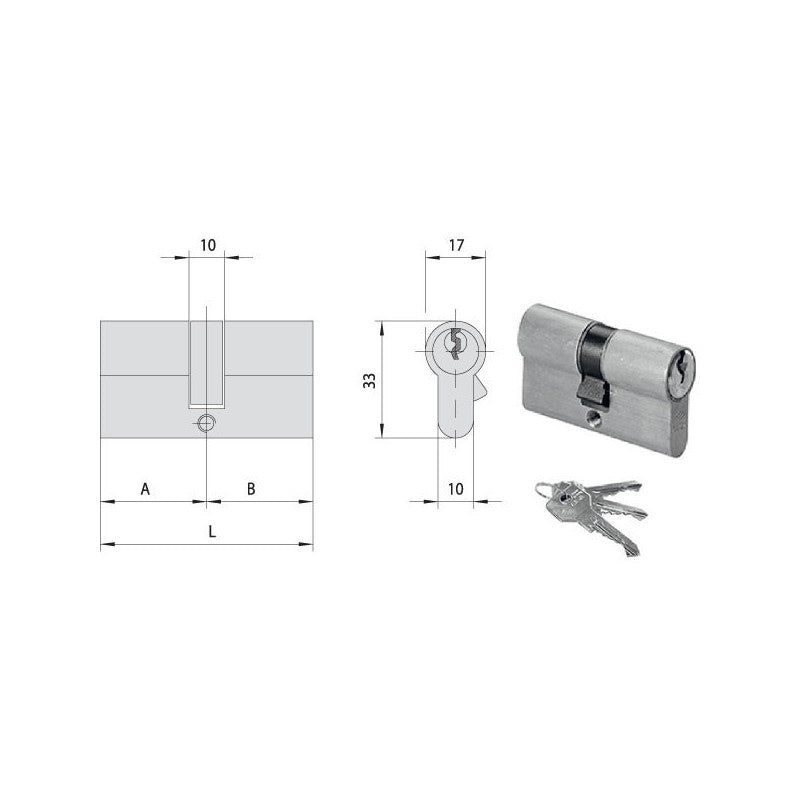 Cilindro Inf. 53,0-26,5-26,5 N0G300-05-0 Cisa