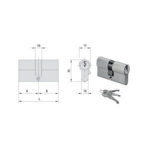Cilindro Inf. 79,0-39,5-39,5 N0G300-18-0 Cisa