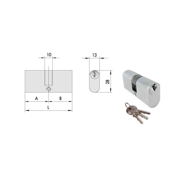 Cilindro Inf.Ovl 60,0-30,0-30,0 K N08210-05-0 Cisa