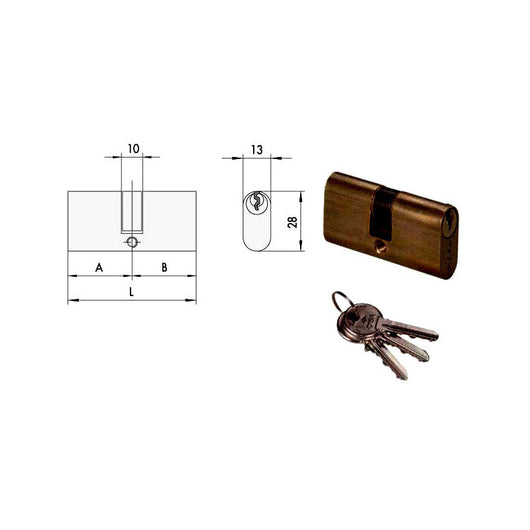 Cilindro Inf.Ovl.55,4-27,7-27,7 Ka 08210-02-0 Cisa