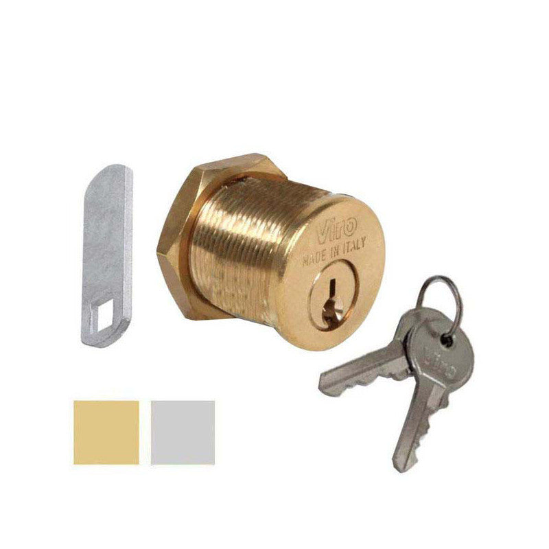 Cilindro Levetta 20 Ottone Nichelato 1055 Viro