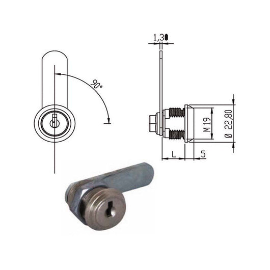Cilindro Levetta Mm 20 165580 Omr