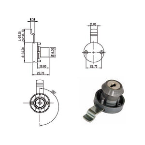 Cilindro Levetta Mm 20 240051 Omr