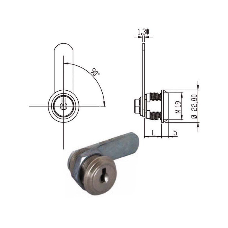 Cilindro Levetta Mm 30 163425 Omr