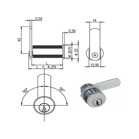 Cilindro Levetta Mm 41 63255 Omr