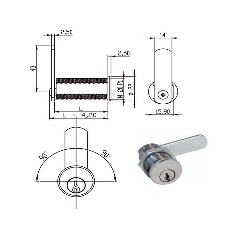 Cilindro Levetta Mm 41 63255 Omr