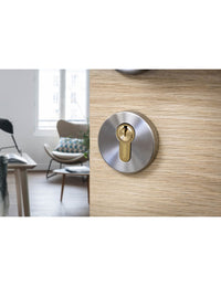 Cilindro europeo per serratura a pomolo SA  30Bx35mm, antisfilamento, ottone, 3 chiavi - THIRARD