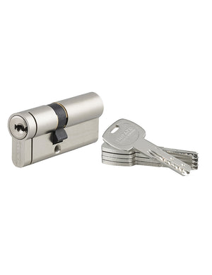 Cilindro europeo per serratura Transit 2, 45x30mm, nichel, antiperforazione, lato antiperforazione 30mm, 3 chiavi reversibili - THIRARD