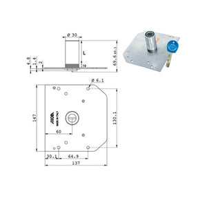 Cilindro Pompa Mm 60 D 30 J175/G4 Moia