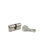 Cilindro europeo 40X40mm TRANSIT 1 6pin Nichel 4 chiavi reversibili - THIRARD