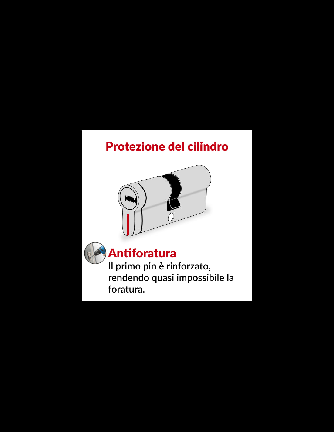 Cilindro europeo Transit 1 40X60 Nichelato 4 chiavi reversibili - THIRARD