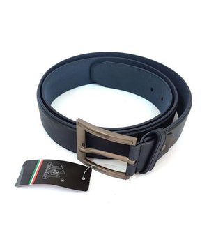 Cinta Cintura Uomo Pelle Blu A-514 Elegante Glamour Fashion Alla Moda         