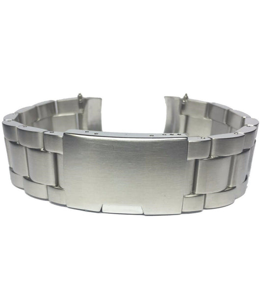 Cinturino In Acciaio Universale Ricambio Orologio Larghezza 20mm Silver         