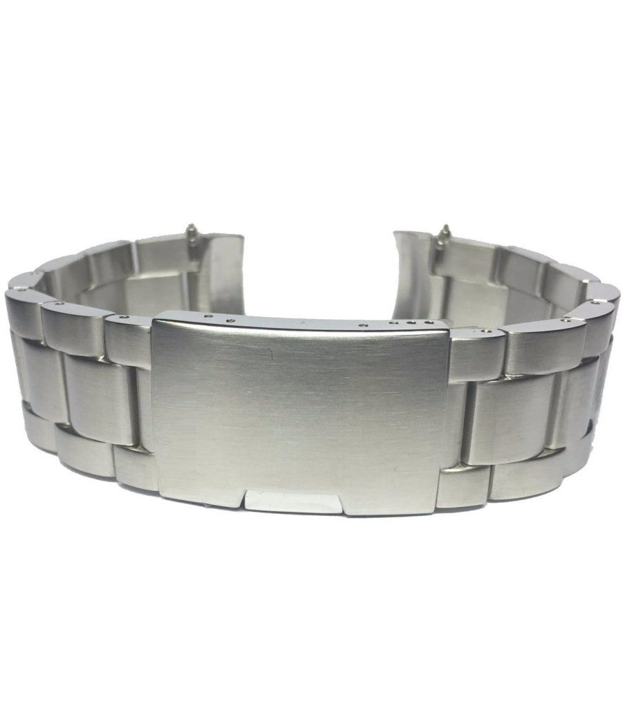 Cinturino In Acciaio Universale Ricambio Orologio Larghezza 20mm Silver         
