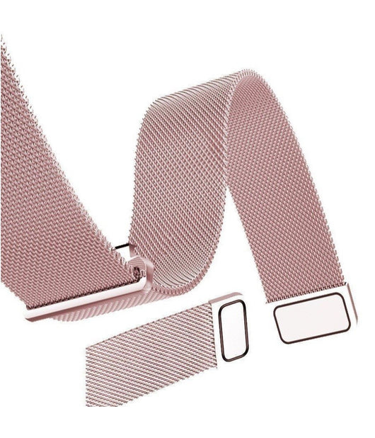 Cinturino Maglia Milano Chiusura Calamita Ricambio Orologio 20mm Rame         