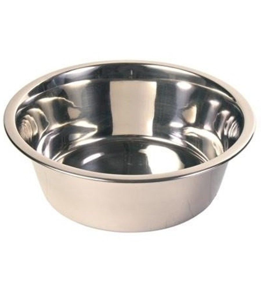 Ciotola 28cm Contenitore Mangiatoia Per Cani Cane Gatto Animali Domestici In Alluminio Cibo Acqua         