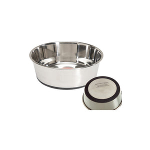 Ciotola Camon in acciaio antiscivolo 1 L – Ø16 cm – Per cani di taglia media – Stabile e igienica