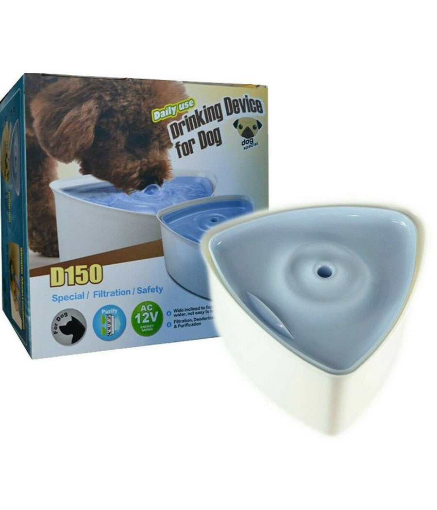 Ciotola Cane Gatto Refrigerata Acqua Fresca Purificazione Fitraggio 12volt 1.5lt         