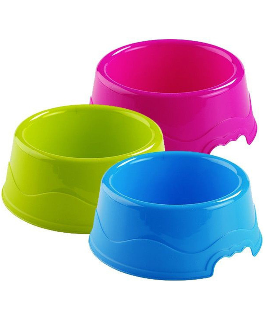 Ciotola Cocker Per Cane Animali In Plastica 0,40 Litri Vari Colori         