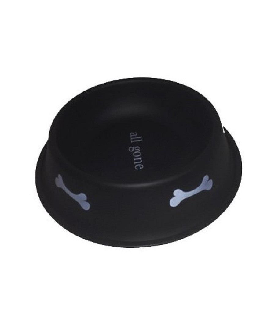 Ciotola In Ferro Per Cani E Gatti Dotata Di Antiscivolo Diametro 22 Cm         