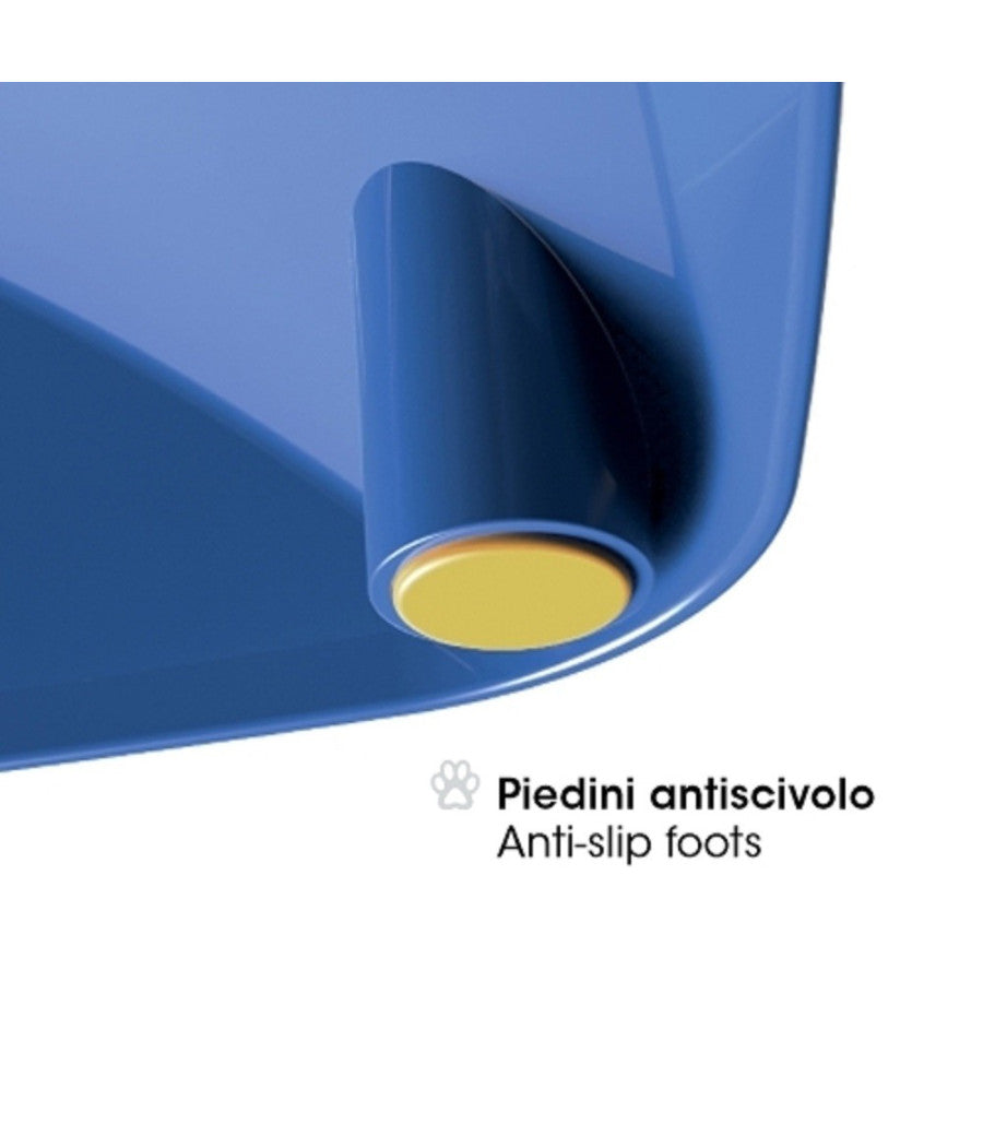 Ciotola Per Cane Small 0,6 Lt Antiscivolo Bowl Vari Colori Per Cani         