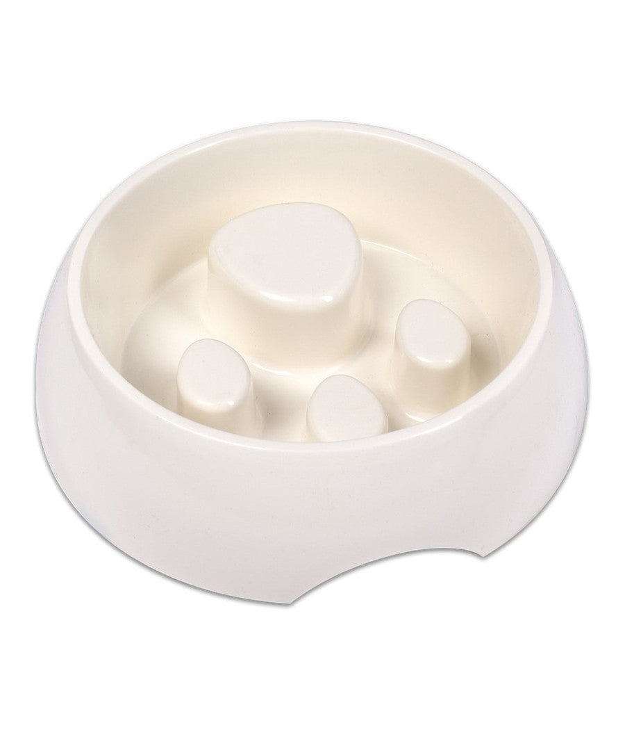 Ciotola Per Cani Alimentazione Lenta 1000ml In Plastica Per Mangiare Lentamente         