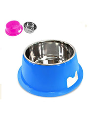 Ciotola Per Cani E Gatti In Metallo Componibile 19 X 8 Cm Vari Colori         