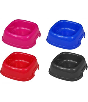 Ciotola Plastica Per Cocker Cane Gatto Animali Domestici Cibo Acqua 20 X 20 Cm         