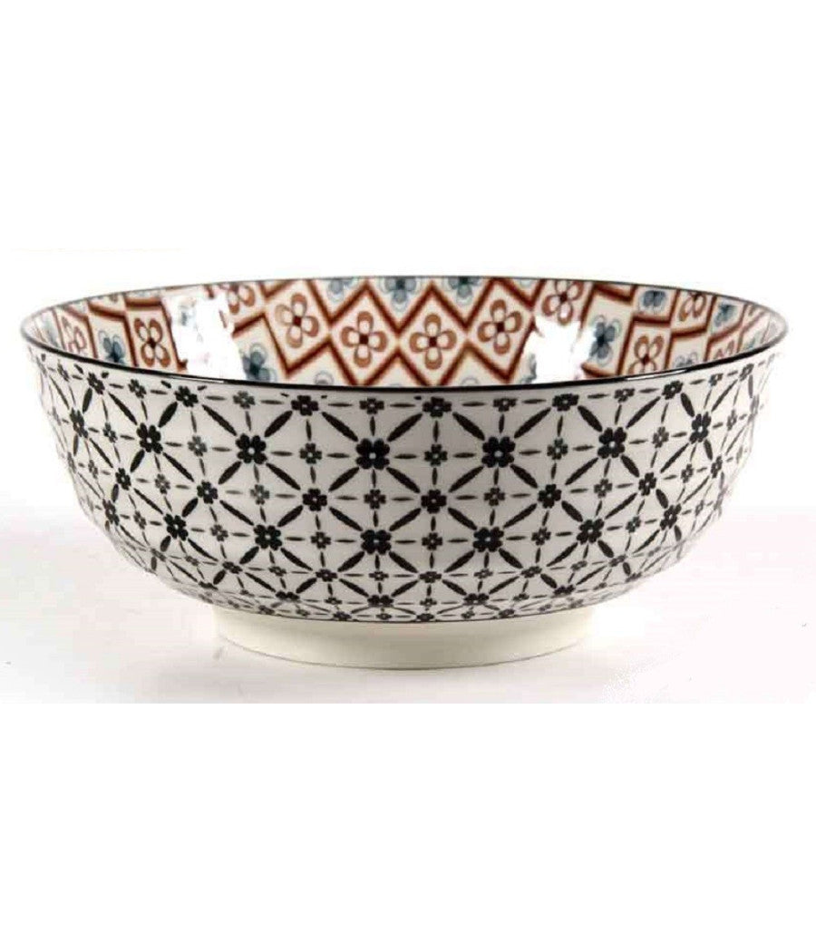 Ciotola Tonda Casablanca Multiuso 23x23x8,5cm Ceramica Assortiti Cucina 720079         