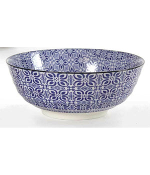 Ciotola Tonda Marrakech Multiuso 23x23x8,5 Cm Ceramica Decorata 6 Colori 771583         