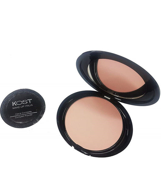Trade Shop - Cipria Compatta Polvere N03 Effetto Naturale Applicatore Uniformante Make Up -