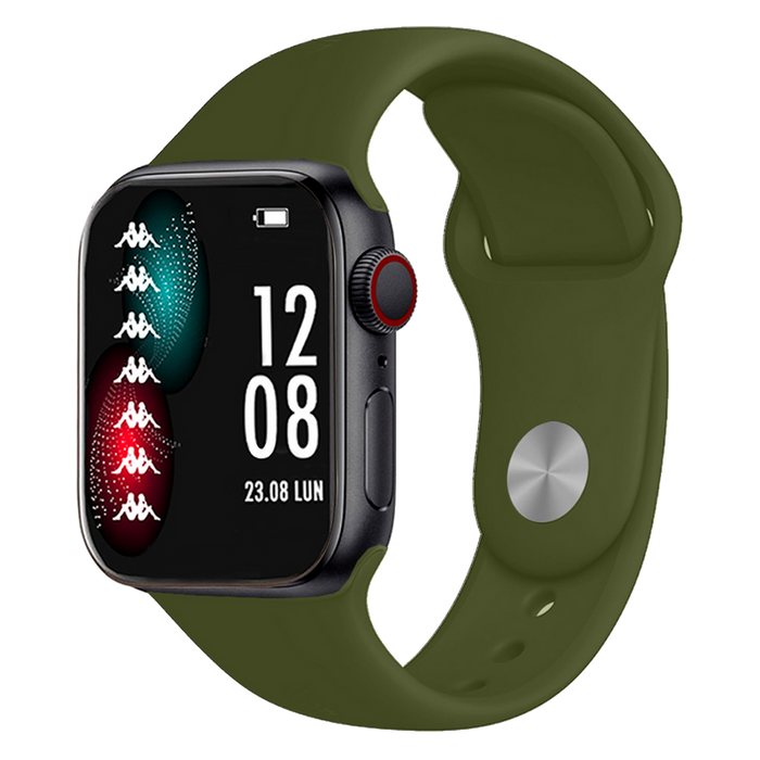 Kappa smartwatch prime slicone military green, fibbia - kw-p006