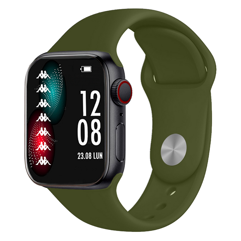 Kappa smartwatch prime slicone military green, fibbia - kw-p006